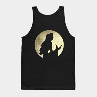 Mermaid and moon Tank Top